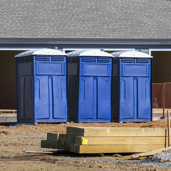 are there any restrictions on where i can place the portable toilets during my rental period in Spaulding